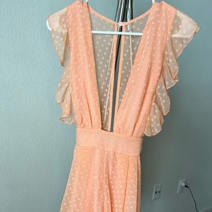 SOLD - Lucky in the Sky Romper